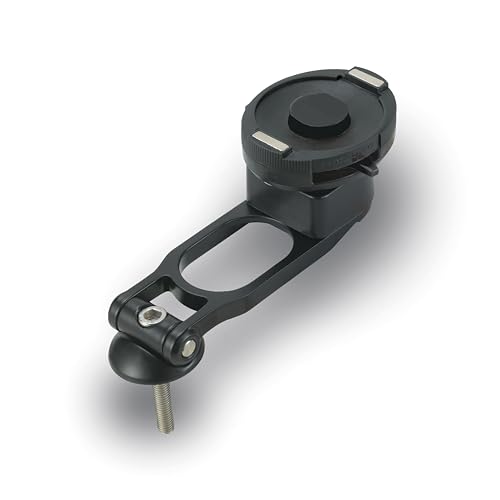 Tigra Sport FitClic Neo Magnetische Fahrradvorbaukappen-Halterung für Smartphones, Schwarz/Orange von Tigra Sport