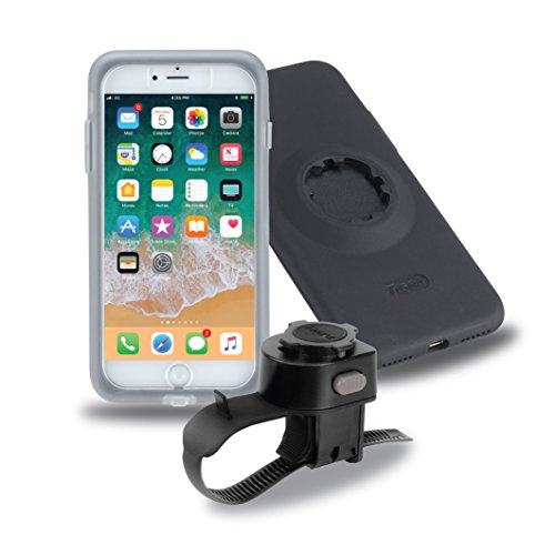 Tigra Sport Fitclic MountCase 2 Bike Kit Smartphone Hülle und Fahrradhalterung im Set für Apple iPhone 7 - Schwarz von Tigra Sport