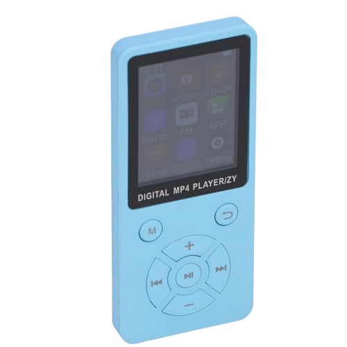 64 GB 5.0 MP3 -MP4 -Spieler mit Lautsprecher Tragbarem HiFi -Musikspieler für Sportliebhaber (Blue) von Tihebeyan