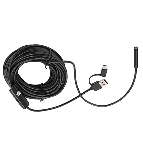 AN100-7 7,0 Mm Industrielles Endoskop Flexible Kabel 3 in 1 High Definition Haltbarer wasserdichte Schlangenkamera für die Wartung des Autos (3,5 m) von Tihebeyan