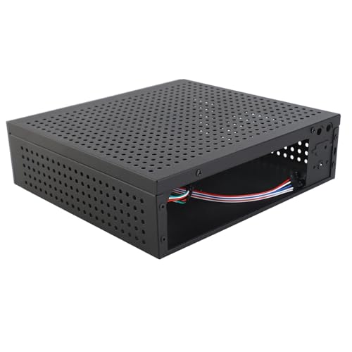 ITX Desktop Computer Hülle mit Guter Wärmeabteilung für Heimvideocomputer, Robustes SECC -Material Black Compact HTPC Hülle ITX Desktop Computer Hülle mit Guter Wärmeabteilung für Heimvideocomputer, Robustes SECC -Material Black Compact HTPC Hülle von Tihebeyan