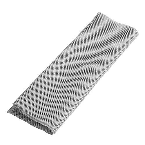 Tihebeyan 140 cm x 50 cm Stoff Lautsprecher Tuch, Schutz Staubdicht Lautsprecher Grill Mesh Tuch Lautsprecher Abdeckung für Audio System(Grau) von Tihebeyan