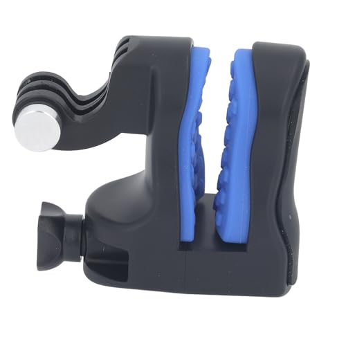 Tihebeyan Firma Motorrad Helm Chin Mount Kit für Osmo Action Yi - Einfache Installationsaktion Kamera Helm Kinnhalterung für Skifahrer - Schwarzes Abs Silikon (Ohne Telefonhalterung) von Tihebeyan