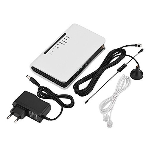 Tihebeyan GSM Gateway Festes kabelloses Terminal, kompatibel mit 900 1800 MHz, kabellose Access-Plattform, geeignet für Telefon, Gehäuse, Alarm-Recorder-Anschluss (EU) von Tihebeyan