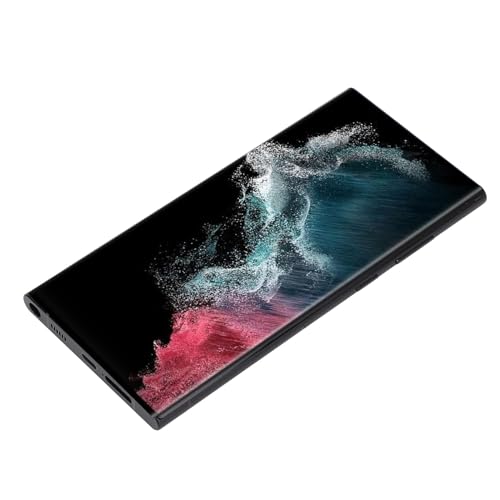 Tihebeyan Telefonanzeige-Digitalisierer-Montage-Ersatz für SM-S908B EU Internationaler Version mit Frame-Fingerabdrucksensor (Schwarz gefrostet) von Tihebeyan