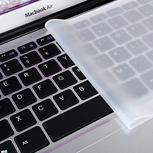 Tihebeyan Universelle Laptop Tastatur Abdeckungs Haut, Transparenter Ultra Dünner Silikon Tastatur Abdeckungs Haut Tastatur Schutz, gepasst für 12"13" 14"Laptop von Tihebeyan