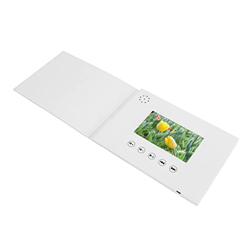 Tihebeyan Videobroschüre Bilder und Videounterstützung für Corporate Publicity Jewelry Stores Plastic A5 1 Pack (4,3 Zoll 500mah Li -Ion -Akku) von Tihebeyan