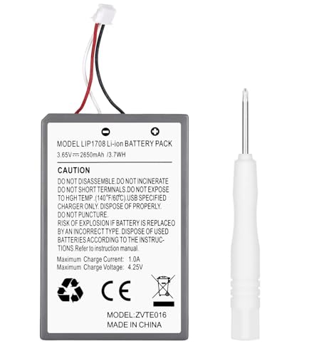 2650mAh Akku kompatibel für PS5 Controller [70% MEHR Leistung] - Einfacher Austausch des originalen Playstation 5 Akkus - High Performance Li-Ionen Battery von Tij-Power