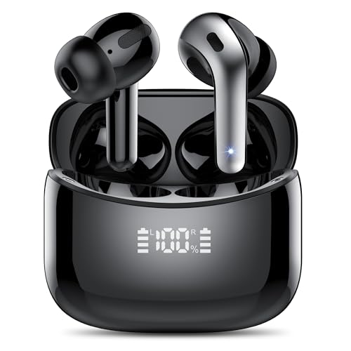 Kopfhörer Kabellos, Bluetooth Kopfhörer in Ear mit Mikrofon, 35 std Spielzeit mit LED Leistungsanzeige, IPX7 Wasserdicht, HiFi Stereo in Ear Kopfhörer Bluetooth für Arbeit und Studium Kopfhörer Kabellos, Bluetooth Kopfhörer in Ear mit Mikrofon, 35 std Spielzeit mit LED Leistungsanzeige, IPX7 Wasserdicht, HiFi Stereo in Ear Kopfhörer Bluetooth für Arbeit und Studium von Tiksounds