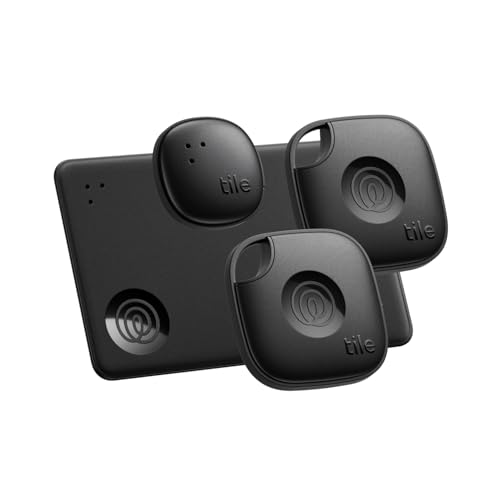Tile by Life360 Essentials (2024) – Bluetooth-Tracker & Gegenstandsfinder für Schlüssel, Geldbörsen, Fernbedienungen & mehr. Finden Sie Ihre Sachen. iOS- & Android-kompatibel. 4er-Pack von Tile