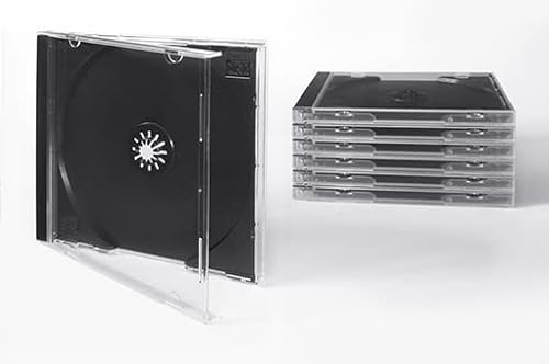 Tillmann Media CD-Hüllen Jewelcase für 1 CD/DVD, Tray schwarz, 20 Stück Tillmann Media CD-Hüllen Jewelcase für 1 CD/DVD, Tray schwarz, 20 Stück von Tillmann Media