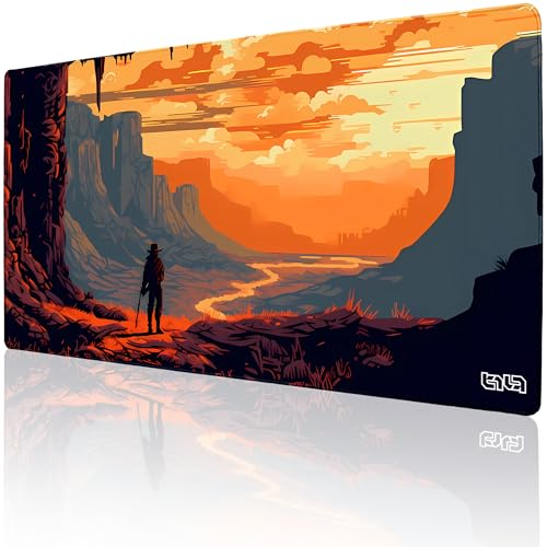 Tilt Schreibtischunterlage 100x50 cm Gaming Mauspad XXL | Rutschfester Mousepad Groß für Schreibtisch und PC Gadgets | Wasserdichter Desk Mat (Canyon of Confrontation) von Tilt