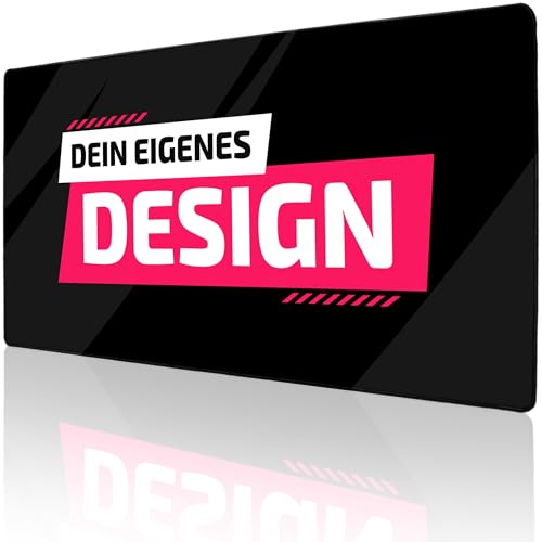 Tilt Schreibtischunterlage Personalisierte 100x50 cm Gaming Personalisiert Mauspad XXL | Rutschfester Custom Mousepad Groß für Schreibtisch und PC Gadgets | Wasserdichter Desk Mat (Selbst Gestalten) von Tilt