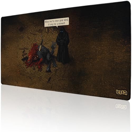 Tilt Schreibtischunterlage 100x50 cm Gaming Mauspad XXL | Rutschfester Mousepad Groß für Schreibtisch und PC Gadgets | Wasserdichter Desk Mat (Fall of the Rotten Wolf) von Tilt