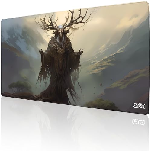 Tilt Schreibtischunterlage 100x50 cm Gaming Mauspad XXL | Rutschfester Mousepad Groß für Schreibtisch und PC Gadgets | Wasserdichter Desk Mat (Majestic Druid) von Tilt