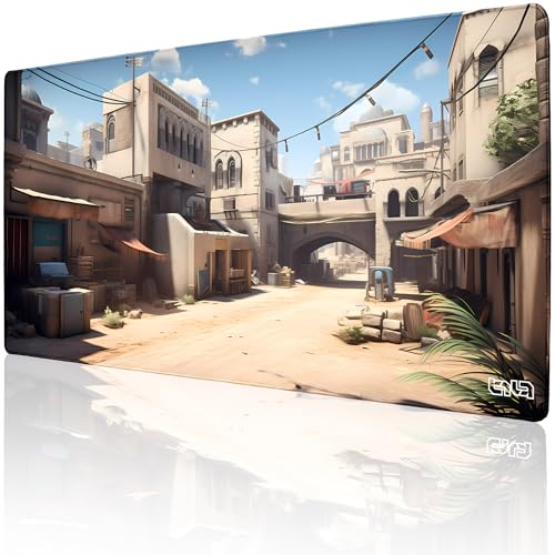 Tilt Schreibtischunterlage 100x50 cm Gaming Mauspad XXL | Rutschfester Mousepad Groß für Schreibtisch und PC Gadgets | Wasserdichter Desk Mat (Mirage) von Tilt