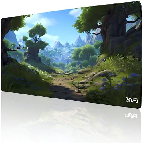 Tilt Schreibtischunterlage 100x50 cm Gaming Mauspad XXL | Rutschfester Mousepad Groß für Schreibtisch und PC Gadgets | Wasserdichter Desk Mat (Pinevale Forests) von Tilt