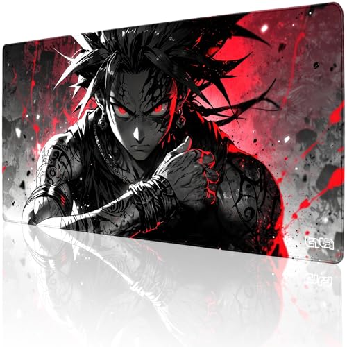 Tilt Schreibtischunterlage 100x50 cm Gaming Mauspad XXL | Rutschfester Mousepad Groß für Schreibtisch und PC Gadgets | Wasserdichter Desk Mat (Power Unleashed) von Tilt