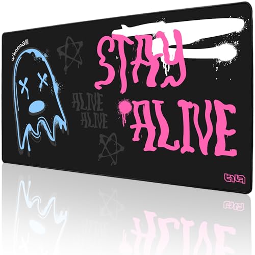 Tilt Schreibtischunterlage 100x50 cm Gaming Mauspad XXL | Rutschfester Mousepad Groß für Schreibtisch und PC Gadgets | Wasserdichter Desk Mat (Stay Alive) von Tilt