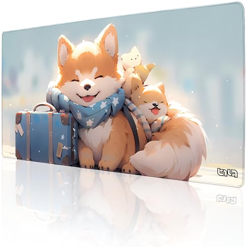 Tilt Schreibtischunterlage 100x50 cm Gaming Mauspad XXL | Rutschfester Mousepad Groß für Schreibtisch und PC Gadgets | Wasserdichter Desk Mat (Sweet Journey) von Tilt