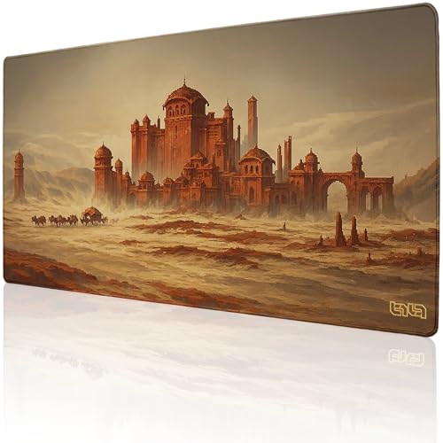 Tilt Schreibtischunterlage 100x50 cm Gaming Mauspad XXL | Rutschfester Mousepad Groß für Schreibtisch und PC Gadgets | Wasserdichter Desk Mat (Vastiri Desert) von Tilt