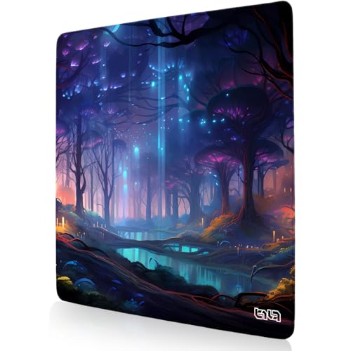 Tilt Schreibtischunterlage 30x30 cm Gaming Mauspad | Rutschfester Mousepad Groß für Schreibtisch und PC Gadgets | Wasserdichter Desk Mat (Planet Wiboo) von Tilt