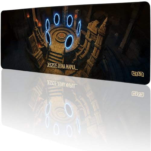Tilt Schreibtischunterlage 50x50 cm Gaming Mauspad XXL | Rutschfester Mousepad Groß für Schreibtisch und PC Gadgets | Wasserdichter Desk Mat (Classic Endgame Grind) von Tilt