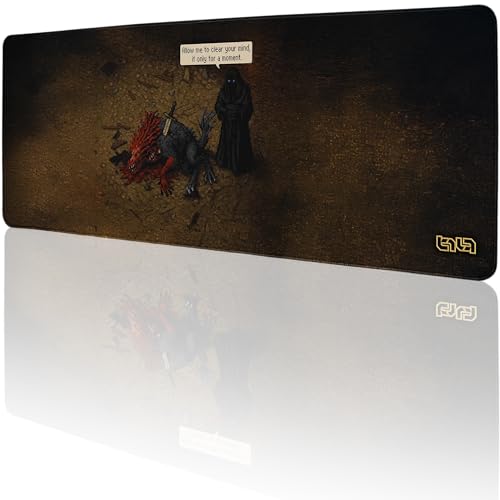 Tilt Schreibtischunterlage 50x50 cm Gaming Mauspad XXL | Rutschfester Mousepad Groß für Schreibtisch und PC Gadgets | Wasserdichter Desk Mat (Fall of the Rotten Wolf) von Tilt