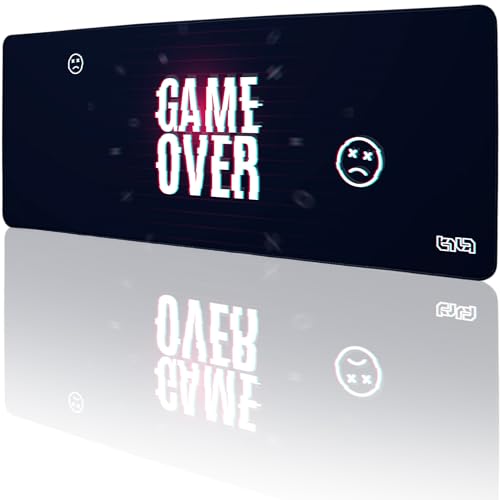 Tilt Schreibtischunterlage 50x50 cm Gaming Mauspad XXL | Rutschfester Mousepad Groß für Schreibtisch und PC Gadgets | Wasserdichter Desk Mat (Game Over) von Tilt