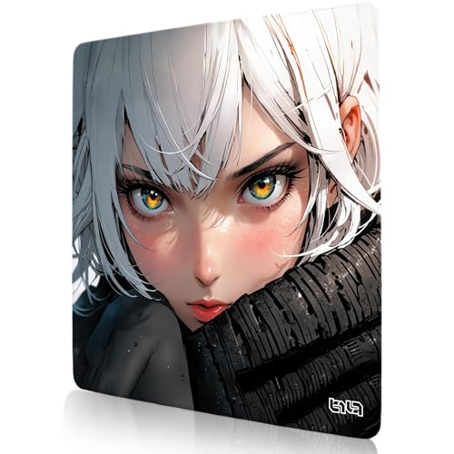 Tilt Schreibtischunterlage 50x50 cm Gaming Mauspad XXL | Rutschfester Mousepad Groß für Schreibtisch und PC Gadgets | Wasserdichter Desk Mat (Hypnotic Charm) von Tilt