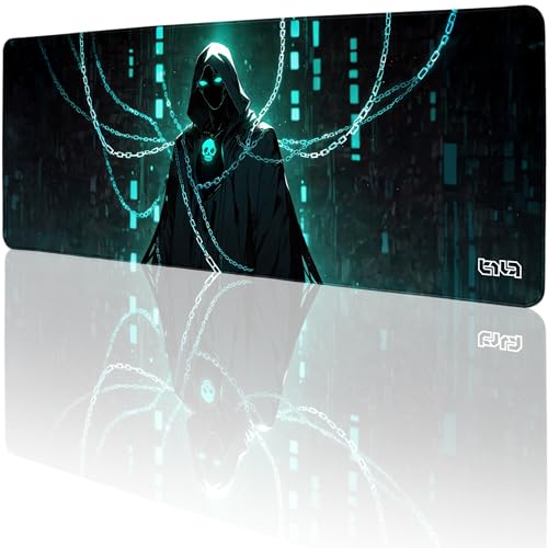 Tilt Schreibtischunterlage 80x30 cm Gaming Mauspad XXL | Rutschfester Mousepad Groß für Schreibtisch und PC Gadgets | Wasserdichter Desk Mat (Cursed Guardian) von Tilt