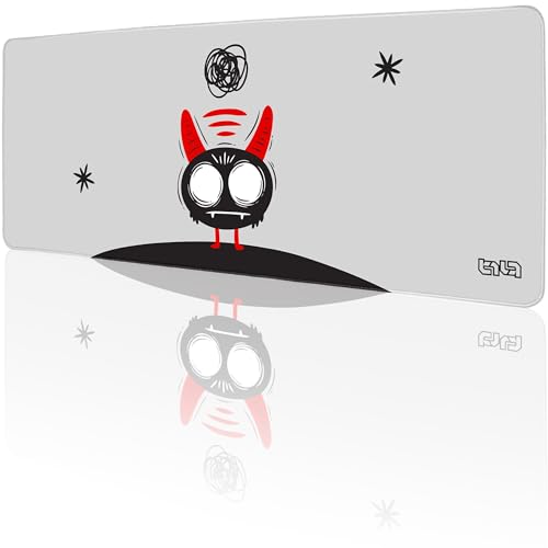 Tilt Schreibtischunterlage 80x30 cm Gaming Mauspad XXL | Rutschfester Mousepad Groß für Schreibtisch und PC Gadgets | Wasserdichter Desk Mat (Overthinking Imp) von Tilt