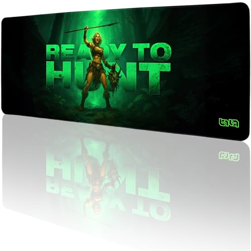 Tilt Schreibtischunterlage 80x30 cm Gaming Mauspad XXL | Rutschfester Mousepad Groß für Schreibtisch und PC Gadgets | Wasserdichter Desk Mat (Ready to Hunt) von Tilt