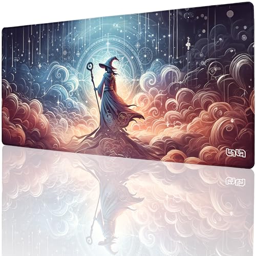 Tilt Schreibtischunterlage 90x40 cm Gaming Mauspad XXL | Rutschfester Mousepad Groß für Schreibtisch und PC Gadgets | Wasserdichter Desk Mat (Colorful Fairy) von Tilt