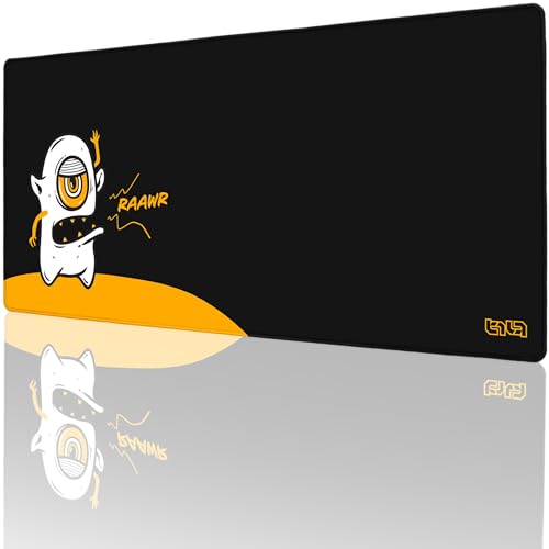 Tilt Schreibtischunterlage 90x40 cm Gaming Mauspad XXL | Rutschfester Mousepad Groß für Schreibtisch und PC Gadgets | Wasserdichter Desk Mat (Raawr) von Tilt