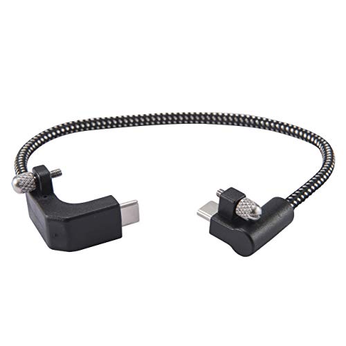 TILTA CB-USBC-30 90 Grad USB-C Kabel für Kompatibel mit BMPCC 4K 6K Cage Blackmagic Pocket Cinema Camera 4K 6K Rig (90-Degree USB-C Cable (30cm)) von Tilta