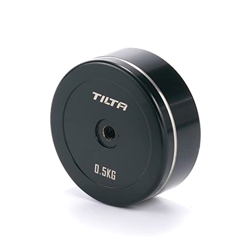 Tilta 500G Gegengewicht für leichtes Schulter-Rig für DSLR-Kamera, Camcorder, schwarz TA-LSR-500-B von Tilta