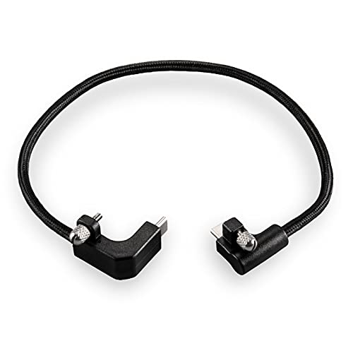 Tilta 90-Grad USB Typ-C Kabel 20cm Kompatibel BMPCC 4K 6K Pro G2 Kamerakäfig - Schwarz CB-USBC-20 von Tilta