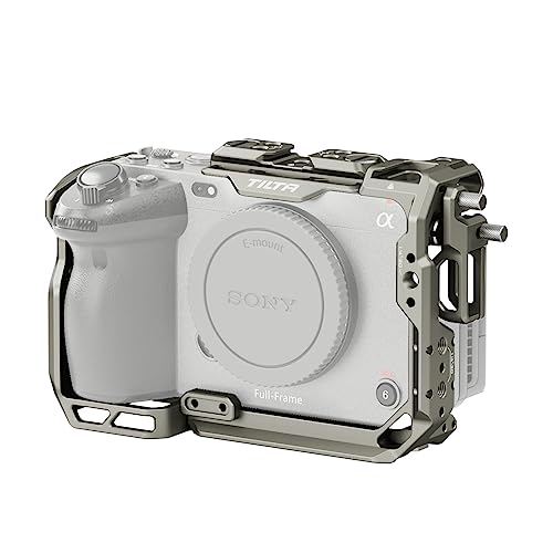 Tilta FX30 FX3 Cage, Voller Kamerakäfig kompatibel mit Sony FX30 FX3, mit HDMI-Kabelklemme, NATO-Schiene 1/4"-20 3/8"-16 Gewinde mit Positionierungsstiften - Titanium Gray TA-T16-FCC-TG Tilta FX30 FX3 Cage, Voller Kamerakäfig kompatibel mit Sony FX30 FX3, mit HDMI-Kabelklemme, NATO-Schiene 1/4"-20 3/8"-16 Gewinde mit Positionierungsstiften - Titanium Gray TA-T16-FCC-TG von Tilta