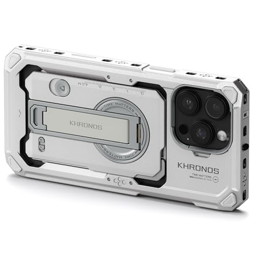 Tilta Khronos Hülle Kompatibel mit iPhone 16 Pro Max - Titanium White | Handy Filmemachen Zubehör | Phone Kamera Cage | Phone Video Rig TK-IP16-PMFC-TW von Tilta