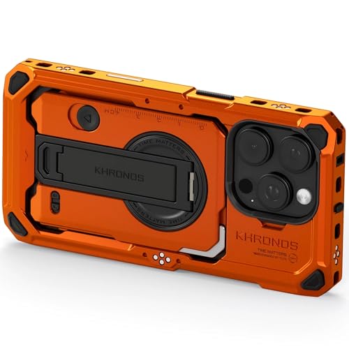 Tilta Khronos Hülle Kompatibel mit iPhone 16 Pro - Orange | Handy Filmemachen Zubehör | Telefon Kamera Käfig | Phone Video Rig TK-IP16-PFC-O von Tilta