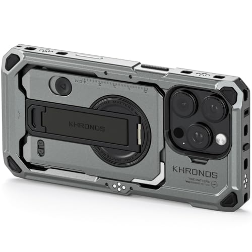 Tilta Khronos Hülle Kompatibel mit iPhone 16 Pro - Space Gray | Mobiles Filmemachzubehör | Telefonkamerakäfig | Phone Video Rig TK-IP16-PFC-SG Tilta Khronos Hülle Kompatibel mit iPhone 16 Pro - Space Gray | Mobiles Filmemachzubehör | Telefonkamerakäfig | Phone Video Rig TK-IP16-PFC-SG von Tilta