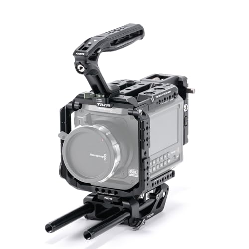 Tilta Pyxis 6K Käfig Kamerakäfig kompatibel mit Pyxis 6K Pro Kit mit oberem Griff, Grundplatte, Batterieplatte - V Mount ES-T21-B-V Tilta Pyxis 6K Käfig Kamerakäfig kompatibel mit Pyxis 6K Pro Kit mit oberem Griff, Grundplatte, Batterieplatte - V Mount ES-T21-B-V von Tilta