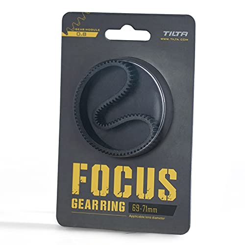 Tilta Seamless Focus Gear Ring für Objektiv 69-71mm 360° Seamless Rotation Silent für Tilta Mini Follow Focus Nucleus Nano DSLR 0.8 Mod Standard Gear Kamera Objektiv Zubehör TA-FGR-6971 von Tilta