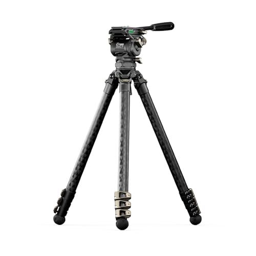 Tilta Video Kamera Stativ mit 75mm Bowl Cine Fluid Kopf mit 3-stufigen Carbonfaser-Stativbeinen Max. Belastung 8KG, Hochbelastbares Stativ für DSLR Kamera Camcorder - Space Grau TT-CT08-75-SG Tilta Video Kamera Stativ mit 75mm Bowl Cine Fluid Kopf mit 3-stufigen Carbonfaser-Stativbeinen Max. Belastung 8KG, Hochbelastbares Stativ für DSLR Kamera Camcorder - Space Grau TT-CT08-75-SG von Tilta