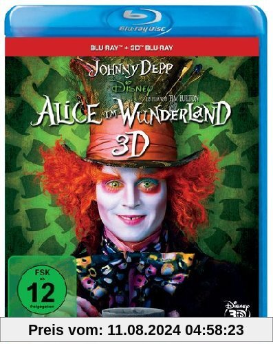 Alice im Wunderland (+ 3D Blu-ray) [Blu-ray] von Tim Burton