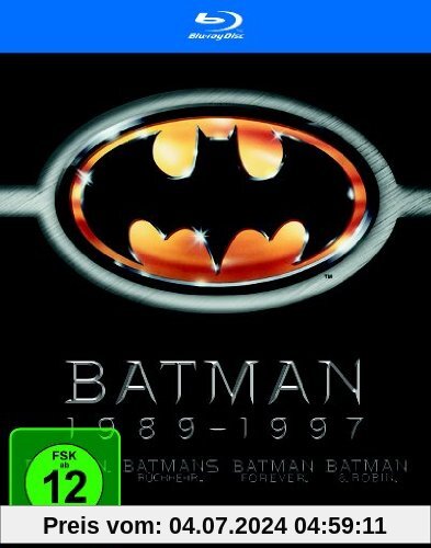 Batman 1989-1997 (Batman / Batmans Rückkehr / Batman Forever / Batman & Robin) [Blu-ray] [4 Blu-rays] von Tim Burton