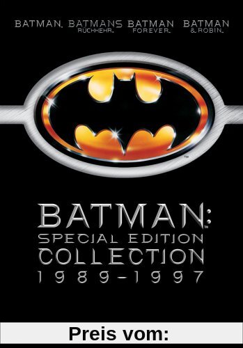 Batman: Special Edition Collection 1989-1997 (8 DVDs) von Tim Burton