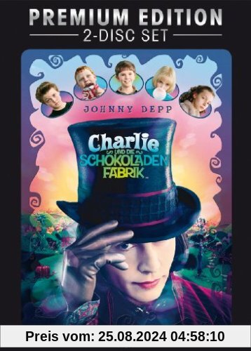 Charlie und die Schokoladenfabrik (Premium Edition) [2 DVDs] von Tim Burton