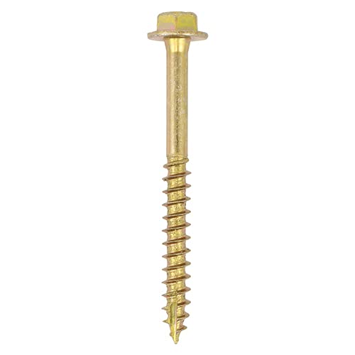 TIMCO Solo-Schrauben-Innensechskant-Flansch-Gold, 8,0 x 100 Beutel à 4 Stück, 8100SCSYP TIMCO Solo-Schrauben-Innensechskant-Flansch-Gold, 8,0 x 100 Beutel à 4 Stück, 8100SCSYP von TimCo